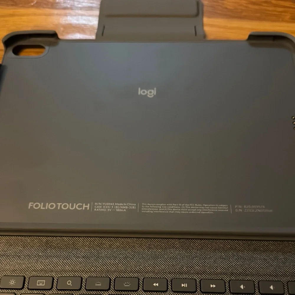 Logitech Gray Folio Touch Keyboard